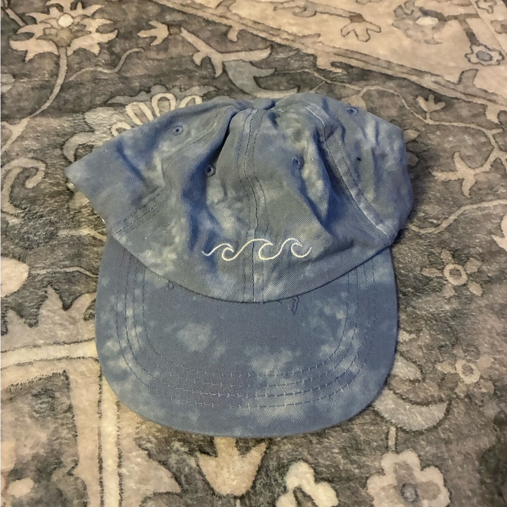 Blue Revival by Free People tie dye ball cap